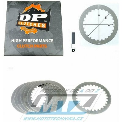 Lamely spojkové plechové (meziplechy) DP CLUTCHES DPC7602-7 - Husqvarna TE410 / 99 + TE610E+SM610 (se startérem) DPC7602-7 – Hledejceny.cz
