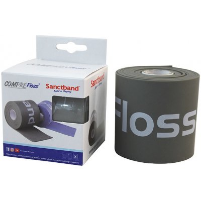 Flossband Kompresní guma by Sanctband, 7,5 cm x 2 m mocca super silná – Sleviste.cz