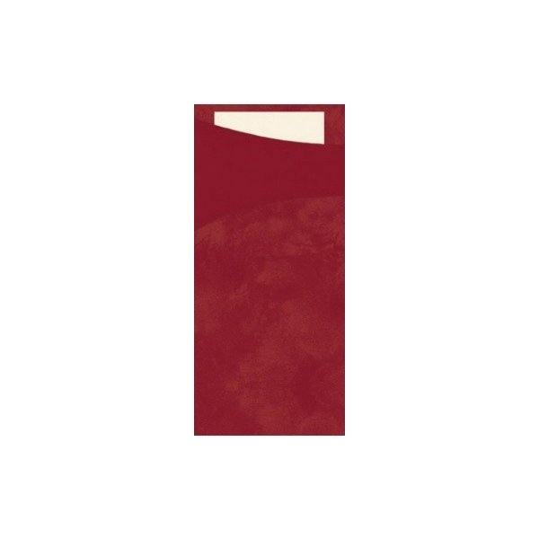 Duni papírová kapsa na příbory s ubrouskem Sacchetto Tissue Bordó vanilkový  100ks 8 5x19cm od 513 Kč - Heureka.cz