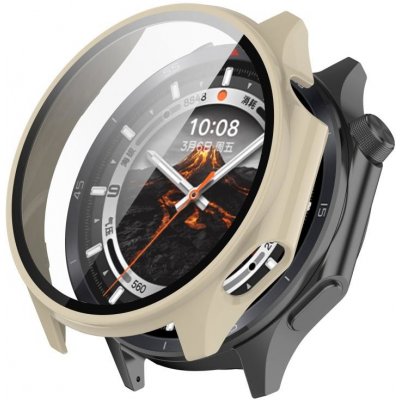 VSECHNONAMOBIL 104453 PC FULL COVER Plastový kryt se sklem pro OnePlus Watch 3 béžový – Zboží Živě