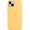 Pouzdro a kryt na mobilní telefon Apple Apple iPhone 14+ Silicone Case with MS Sunglow