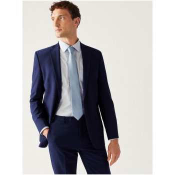 Marks & Spencer tmavě modré pánské sako úzkého střihu The Ultimate