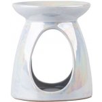 Svíčky aroma lampa keramická 110 x 128 mm perleť bílá – Hledejceny.cz