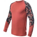 Sensor Merino IMPRESS pánské triko dlouhý rukáv terracotta/rush – Sleviste.cz