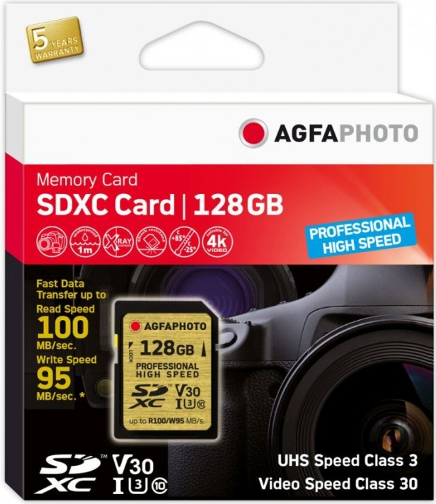 AgfaPhoto SDXC 128 GB 10607