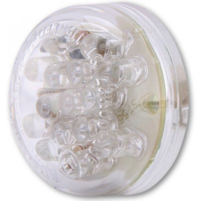 Zadní světlo SHIN YO s diskem LED, čiré sklo, homologace E 255-080 – Hledejceny.cz