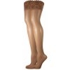 Boma Dámské samodržící punčochy LADY hold-ups beige