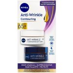 Nivea Anti-Wrinkle Contouring 65+ denní a noční krém pro zlepšení kontur 2 x 50 ml dárková sada – Zboží Dáma