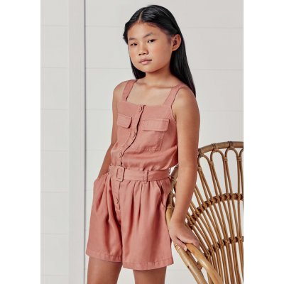 Mayoral overal z lyocelu s páskem nude – Sleviste.cz