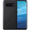 Pouzdro a kryt na mobilní telefon Pouzdro JustKing plastové s texturou karbonovéch vláken Samsung Galaxy S10 Plus - černé