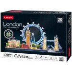 CubicFun 3D puzzle svítící Londýn 186 ks – Zboží Dáma