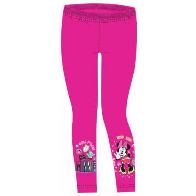Setino Dětské zateplené legíny Minnie Mouse růžové – Zboží Mobilmania
