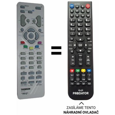 Dálkový ovladač Predátor Thomson DPL900VD, DPL907VD, DPL909VD, DPL910VD – Zboží Živě