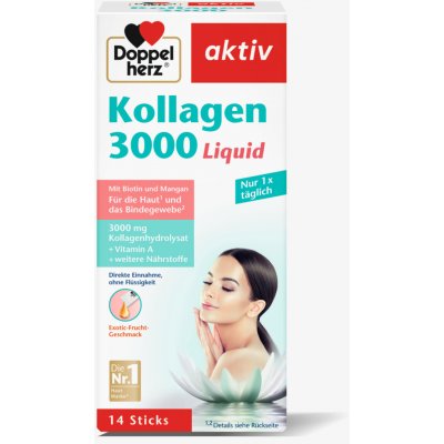 Doppelherz Kollagen 3000 Liquid 14 sáčků – Hledejceny.cz