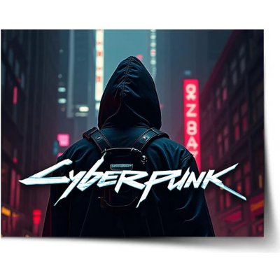 Sablio Plakát Cyberpunk 2077 Pohled do města - 90x60 cm – Hledejceny.cz