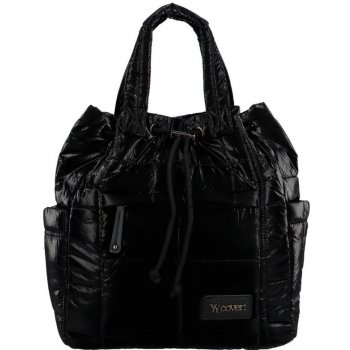 Coveri dámská prošívaná taška i batoh černá CJLTR84-2