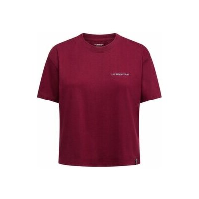 La Sportiva TRILOGY CROP T SHIRT Women Redwood Limestone červená – Hledejceny.cz