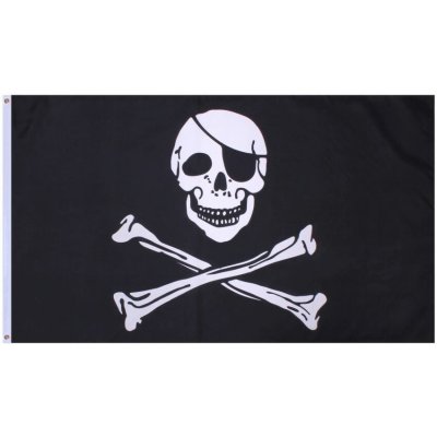 Vlajka PIRÁTSKÁ JOLLY ROGER – Zbozi.Blesk.cz