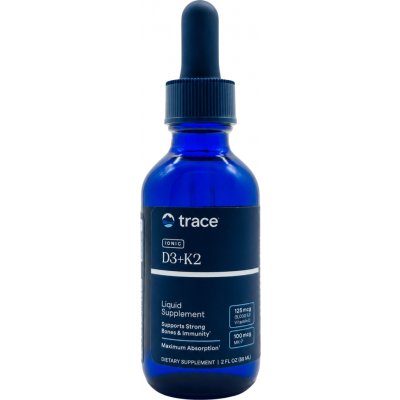 Trace Minerals Ionic D3 + K2 5000 IU + 100 mcg 59 ml – Hledejceny.cz