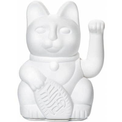 Maneki Neko Donkey Lucky Cat - bílá – Zbozi.Blesk.cz