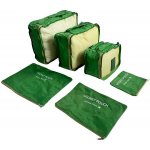 Bertoo Cestovní organizéry do kufru sada 6 ks zelené – Zboží Dáma