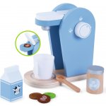 Derrson dřevěný kávovar modrý set – Zboží Dáma Derrson dřevěný kávovar modrý set – Zboží Dáma