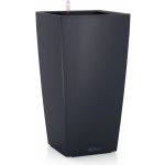 Lechuza Květináč plast šedý 30 x 30 x 56 cm – Zboží Dáma