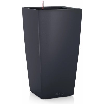 Lechuza Květináč plast šedý 30 x 30 x 56 cm – Zboží Dáma