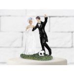 Paris Dekorace Svatební figurky ženich a nevěsta - fotbal – Zboží Mobilmania