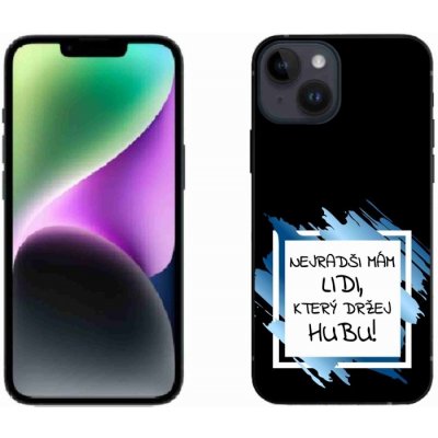 mmCase na iPhone 14 - vtipný text 7 bíločerné pozadí – Zboží Mobilmania