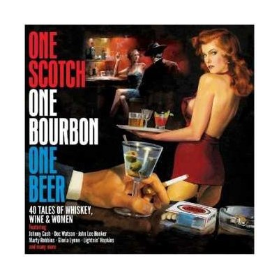 Various - One Scotch, One Bourbon, One Beer - 40 Tales Of Wine, Whiskey & Women CD – Zboží Mobilmania