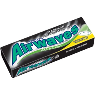 Wrigley's Airwaves Black Mint 14 g – Hledejceny.cz