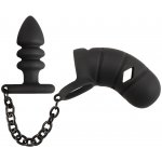 Black Velvets Cock cage with – Zboží Mobilmania