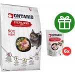 Ontario Cat Sterilised Lamb 6,5 kg – Zboží Mobilmania