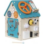 2Kids Toys Activity board Domeček tyrkysový – Zboží Mobilmania