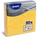 Gastro ubrousky papírové 2V 50ks žluté 33x33cm – Zboží Dáma