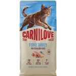 CARNILOVE TRUE FRESH CAT DRY FISH & TURKEY FOR STERILISED ADULT ALL BREEDS 6 kg – Hledejceny.cz