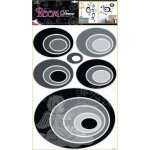 Anděl 1059 samolepící dekorace černé elipsy 70x42cm – Zboží Dáma