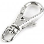 Kovová karabinka průvlek 4 mm - 5ks Barva: nikl – Sleviste.cz