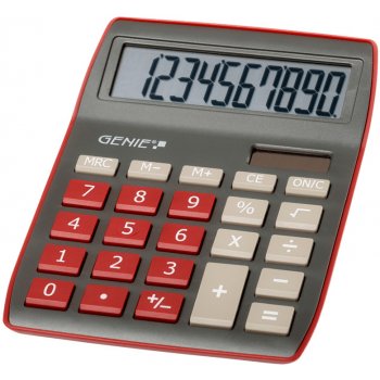 Genie Kalkulačka 840DR tmavě červená