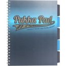 Pukka Pad Spirálový sešit Electra project book, modrá, A5, linkovaný, 100 listů