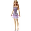 Panenka Barbie Barbie ve fialových puntíkovaných šatech