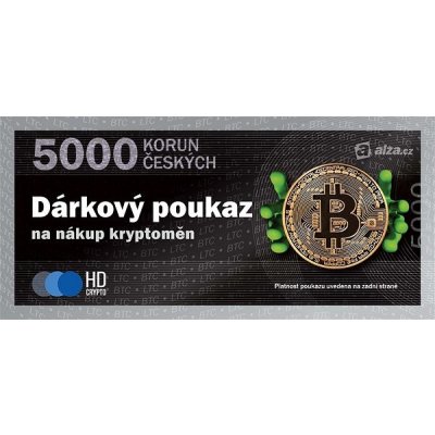 Poukaz na nákup Bitcoinu a dalších kryptoměn v hodnotě 5000 Kč – Zboží Mobilmania