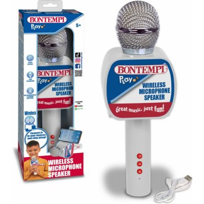 BONTEMPI Mikrofon dětský bezdrátový karaoke – Hledejceny.cz