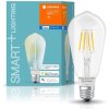 Žárovka Ledvance Chytrá LED filamentová žárovka SMART+ BT, E27, ST64, 6W, 806lm, 2700K, teplá bílá, čirá SMART+ BLUETOOTH
