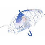 E plus M A137 1563 Ledové království Believe in yourself deštník dívčí průhledný modrý – Sleviste.cz