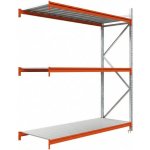 Majster Regál Longspan 250 x 225 x 60 3 police pozink oranžová – Sleviste.cz