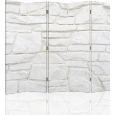 Feeby Pokojový paraván pískovcová stěna 180 cm – Zboží Mobilmania