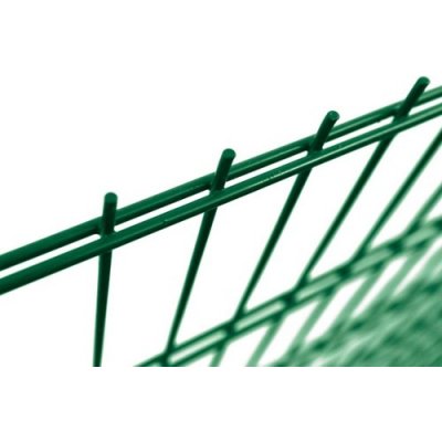Plotový panel 2D - výška 63 cm, drát 6/5/6 mm, PVC zelený