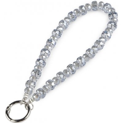 Prima-obchod Přívěsek na mobil ze skleněných korálků, barva 3 modrá jemná – Zboží Živě